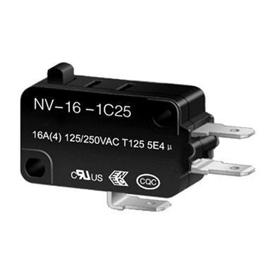 Микропереключатель без рычага NV-16 